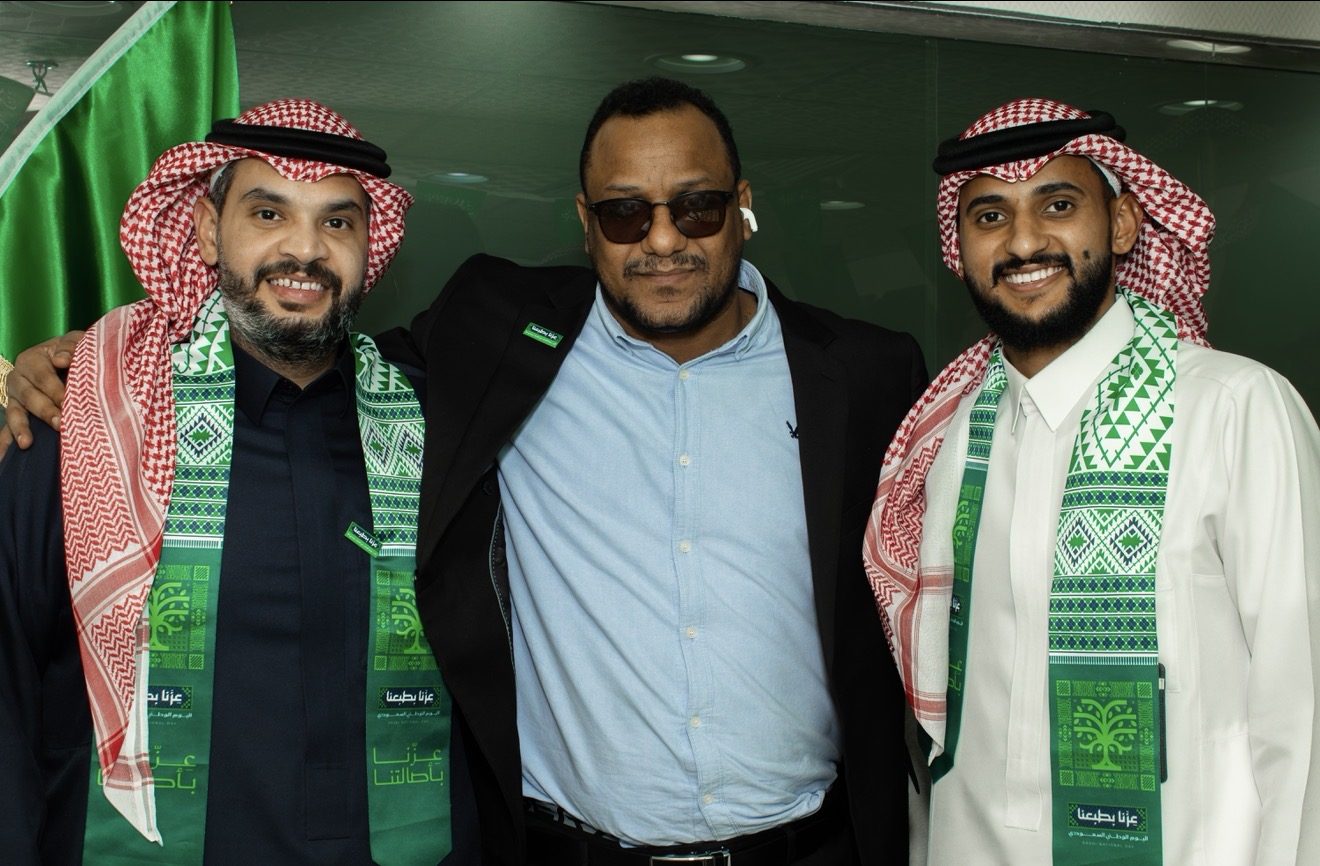 احتفال شركة الصقور الحرة الدولية باليوم الوطني السعودي