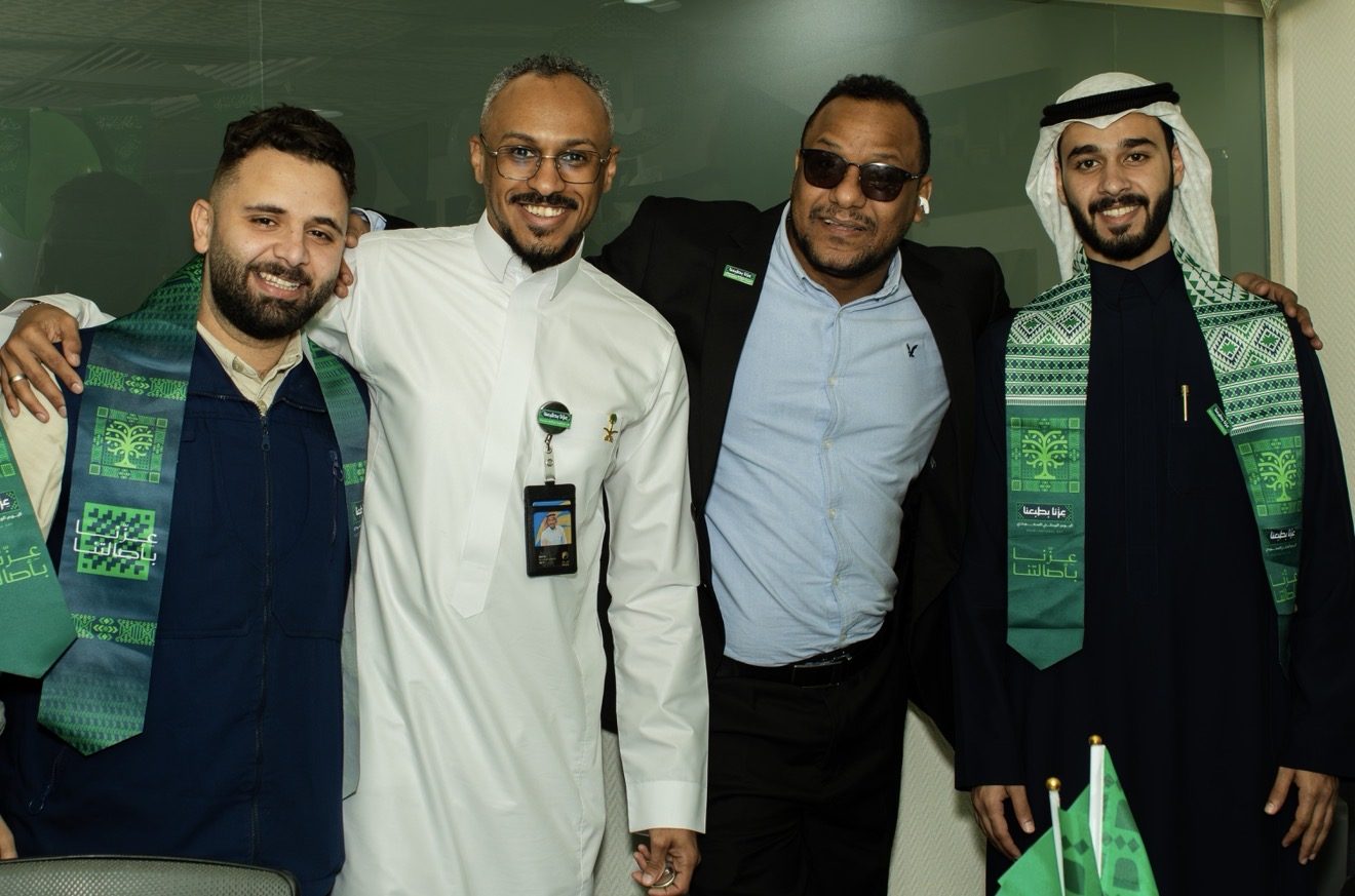 احتفال شركة الصقور الحرة الدولية باليوم الوطني السعودي